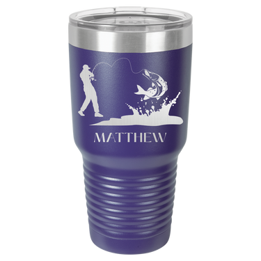 Custom Fishing 30oz Ringneck Tumbler